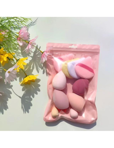 Paquete de 11 Esponjas de Maquillaje Fresh Up - Veganas y Reutilizables