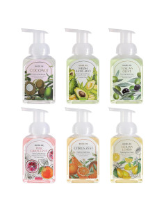 Mini Jabón Espumoso de Mano Romiie Zoi - Paquete de 6 Fragancias 260 ML