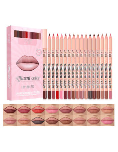 Set de 16 Lápices de Labios Mate USHAS - Suaves y Cremosos