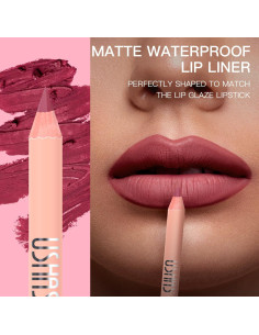 Set de 16 Lápices de Labios Mate USHAS - Suaves y Cremosos 2