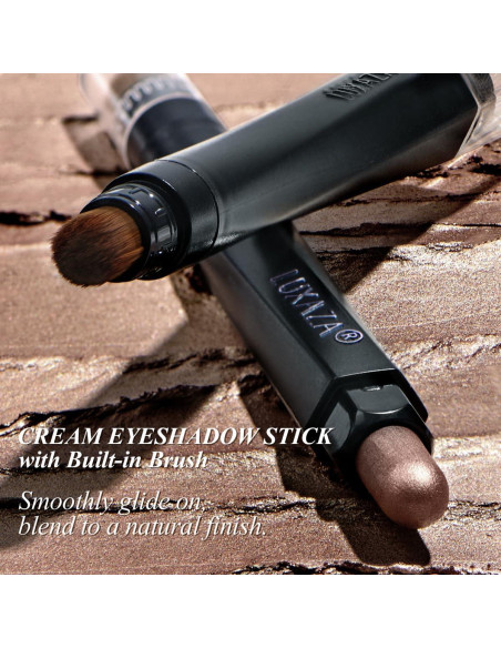 Paleta de Sombra de Ojos LUXAZA PRO 6PCS Nude Metálica