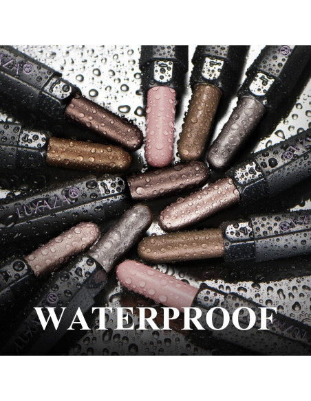 Paleta de Sombra de Ojos LUXAZA PRO 6PCS Nude Metálica