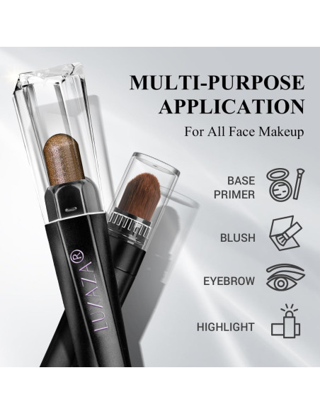 Paleta de Sombra de Ojos LUXAZA PRO 6PCS Nude Metálica