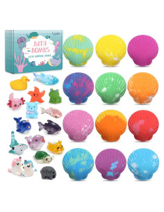 Bombas de Baño para Niños Excalla - 12 Unidades con Juguetes Sorpresa