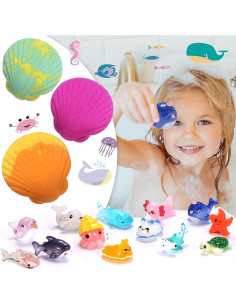 Bombas de Baño para Niños Excalla - 12 Unidades con Juguetes Sorpresa 2