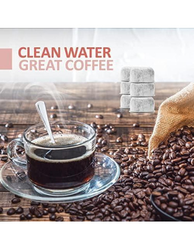 24 Filtros de Agua de Carbón Activado BRENSTEN para Keurig