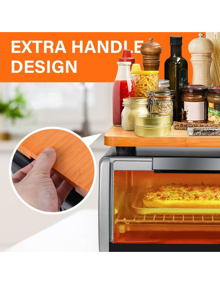 Tabla de Cortar de Bambú para Horno Tostador Breville BOV900BSS