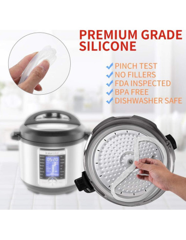 Anillo de Sellado de Silicona ZoneFly 6QT para Instant Pot