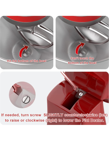 Batidor de Acero Inoxidable Hozodo para Mezclador Kitchenaid 4.5-5Qt