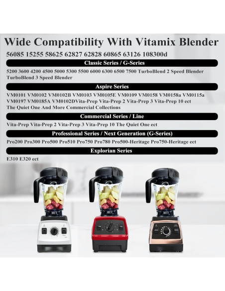 Jarra de Mezcla Cittiwo 1.89L para Licuadora Vitamix