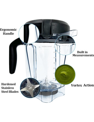 Jarra de Mezcla Cittiwo 1.89L para Licuadora Vitamix