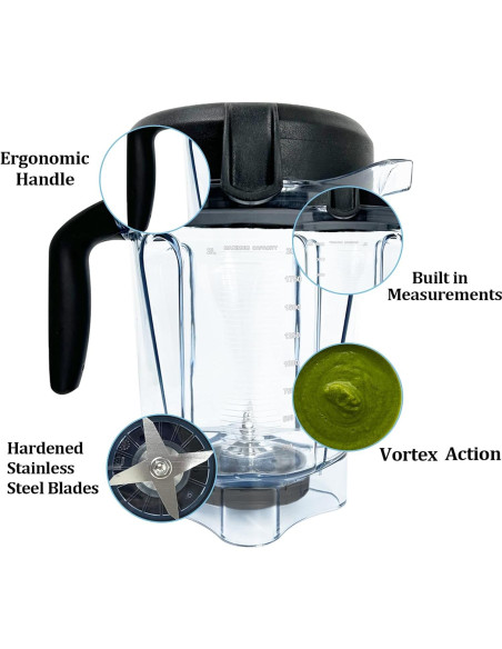 Jarra de Mezcla Cittiwo 1.89L para Licuadora Vitamix