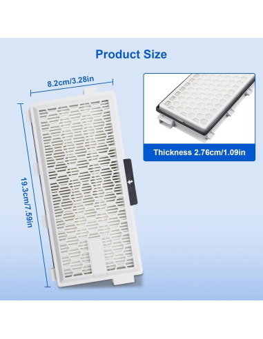 Filtro de Reemplazo CERO AirClean 50 para Aspiradoras Miele