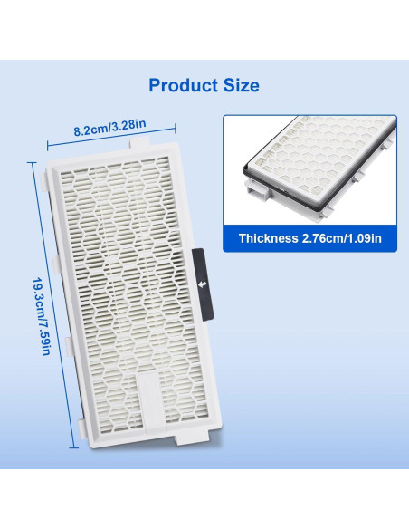 Filtro de Reemplazo CERO AirClean 50 para Aspiradoras Miele
