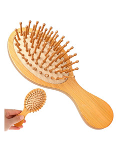 Cepillo de Bambú MOZEAT LENS para Crecimiento del Cabello 14x6cm