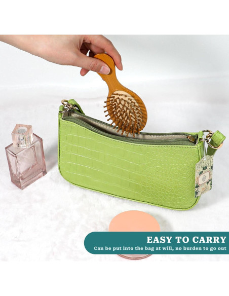 Cepillo de Bambú MOZEAT LENS para Crecimiento del Cabello 14x6cm