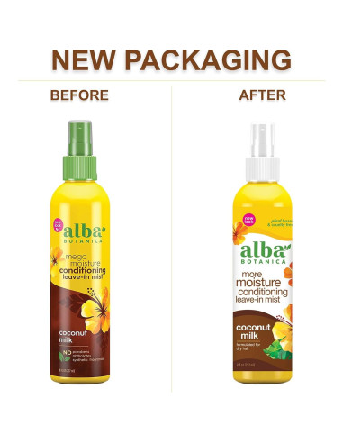 Acondicionador Leave-In Alba Botanica Leche de Coco 236.6 ml