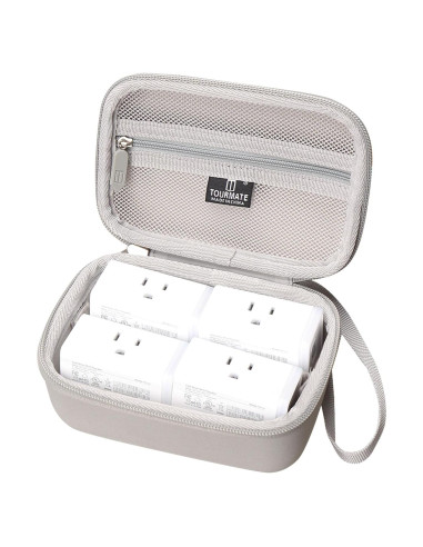 Funda Dura de Almacenamiento Tourmate para Enchufe Inteligente HS103P4