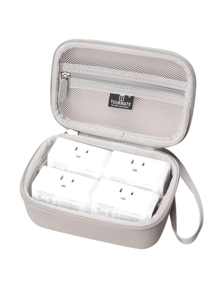 Funda Dura de Almacenamiento Tourmate para Enchufe Inteligente HS103P4