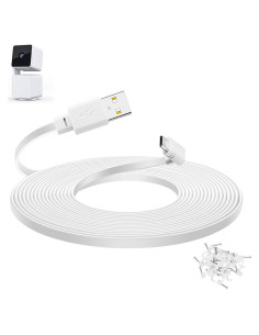 Cable de Extensión Micro USB 6m SMAYS para WYZE Cam Pan V3