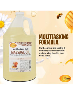 Aceite de Masaje SPA REDI Leche y Miel 3.78 L Terapia Relajante 2
