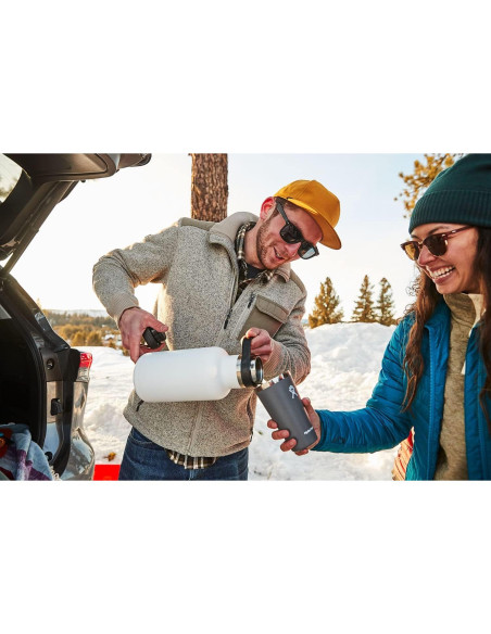 Growler de Cerveza Hydro Flask 1.89L Acero Inoxidable Gris