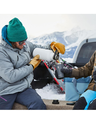 Growler de Cerveza Hydro Flask 1.89L Acero Inoxidable Gris