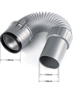 Manguera de Repuesto para Aspiradora Shark NV350 NV360 Sealegend 2