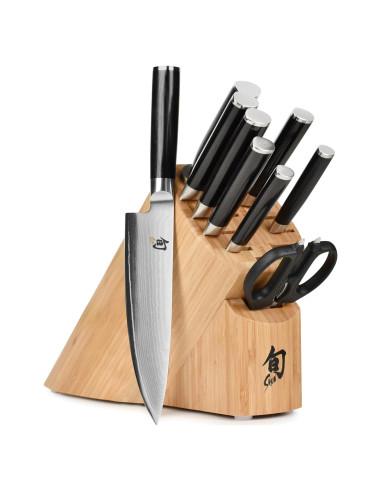 Conjunto de Cuchillos Shun Classic 10 Piezas Hecho a Mano
