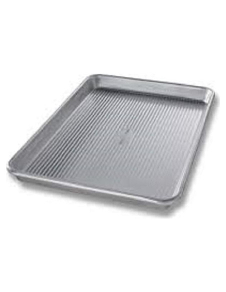 Bandeja Jelly Roll Antiadherente USA Pan con Tapa Blanca 36.2x23.8cm