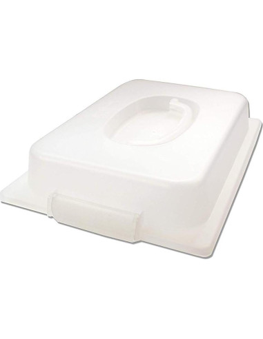 Bandeja Jelly Roll Antiadherente USA Pan con Tapa Blanca 36.2x23.8cm