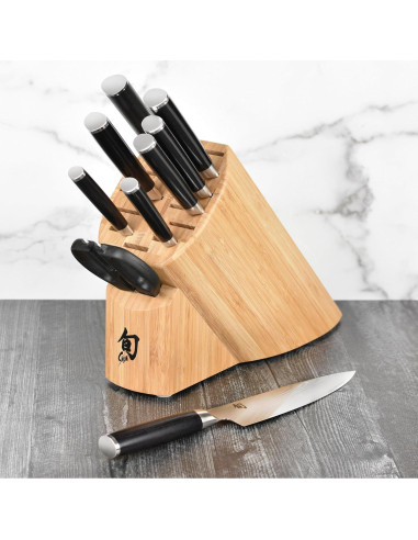 Conjunto de Cuchillos Shun Classic 10 Piezas Hecho a Mano