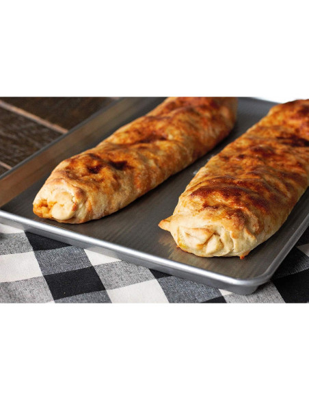 Bandeja Jelly Roll Antiadherente USA Pan con Tapa Blanca 36.2x23.8cm