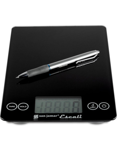 Balanza Digital de Cocina San Jamar SCDG15BK 6.8 kg Negra