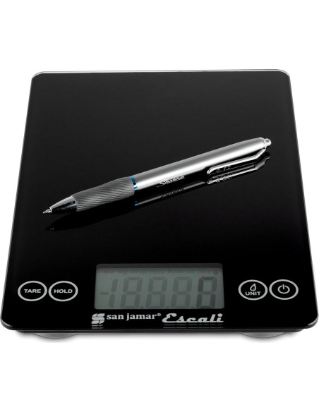 Balanza Digital de Cocina San Jamar SCDG15BK 6.8 kg Negra