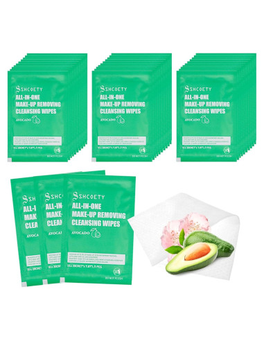 200 Toallitas Desmaquillantes Okerker - Suaves y Hipoalergénicas