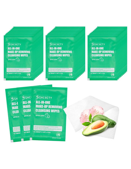 200 Toallitas Desmaquillantes Okerker - Suaves y Hipoalergénicas