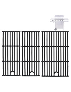 Rejilla de Parrilla BQMAX 17" Hierro Fundido para Charbroil 4 Quemadores