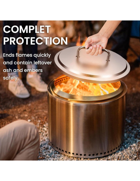 Tapa de Fogata Wanchao 49.5 cm Acero Inoxidable para Bonfire