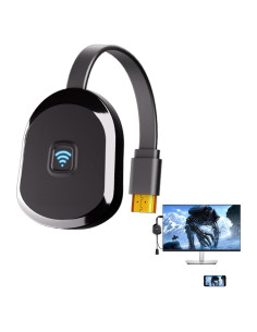 Adaptador HDMI Inalámbrico 4K HRpart E26 para TV y Proyector