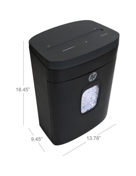 Trituradora de Papel Micro Corte HP 14 Hojas 19L para Casa