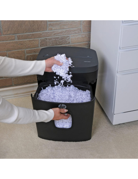Trituradora de Papel Micro Corte HP 14 Hojas 19L para Casa