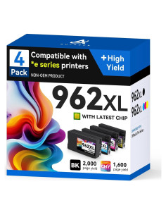 Cartuchos de tinta AURASKY 962XL compatibles para HP OfficeJet Pro