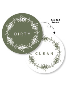 Imán Limpio/Sucio para Lavavajillas ThreeKin, 17.78x5.08cm