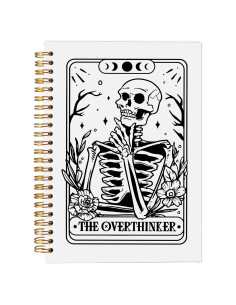 Cuaderno Espiral Ecezatik Gótico 14x21 cm Calavera