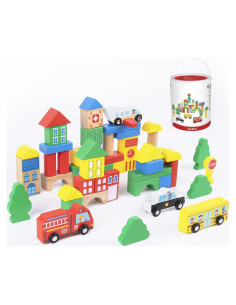 Bloques de Construcción de Ciudad TOOKYLAND - 50 Piezas