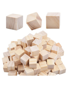 Cubos de Madera Aylifu 100pcs 1.5cm para Juegos y Matemáticas