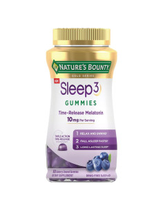 Gomitas para Dormir NBTY Sleep3 10mg L-Theanina 198g