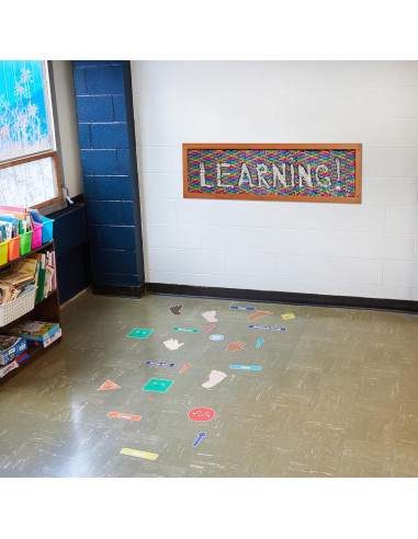 Marco de Pared Sensorial de Lentejuelas ODoxia Grande 1-Pack