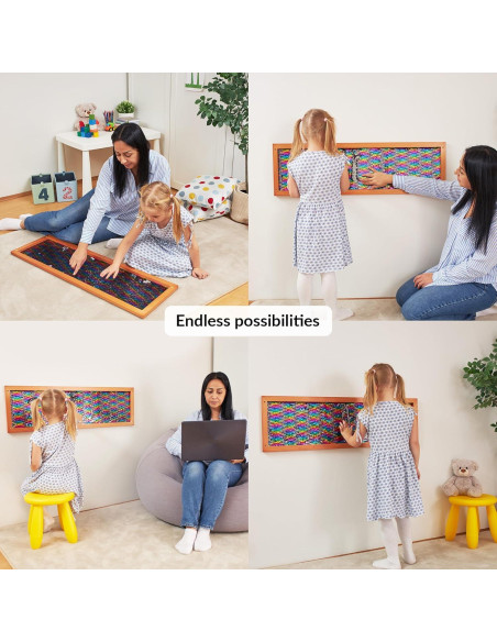 Marco de Pared Sensorial de Lentejuelas ODoxia Grande 1-Pack